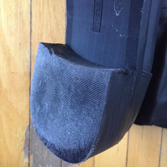 Black knee high leather boots - size 9.5 - Picture 4 of 5